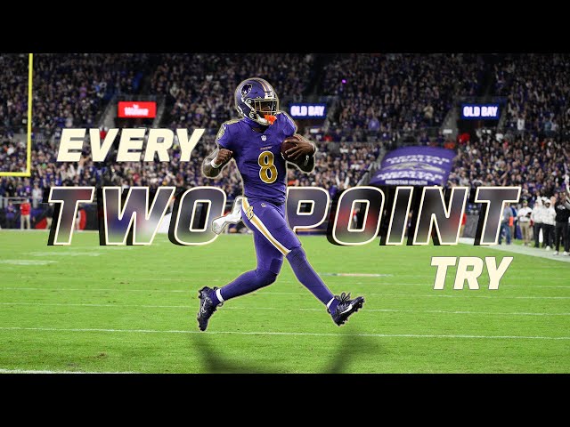 Every Two Point Conversion Attempt from the 2024 NFL Season