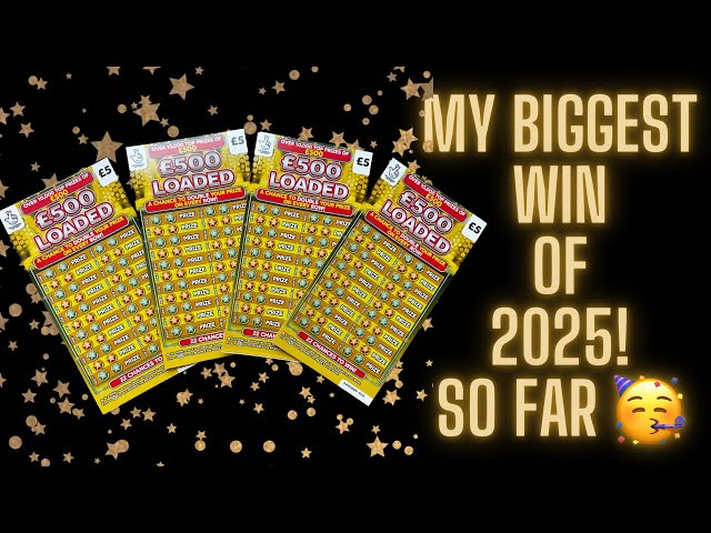 💥WOW - The biggest win of 2025! £500 loaded scratch card from Allwyn 💥