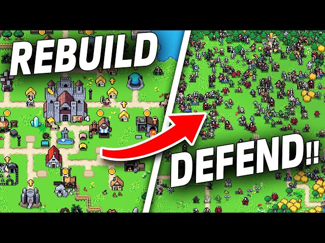 BUILD A City To Save The KINGDOM!! - Super Fantasy Kingdom [Updated Build!] - Management Roguelike