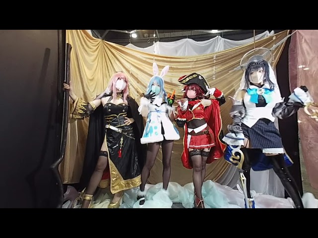 [VR180] 2022 플레이엑스포(PlayX4-COSPLAY)-아자,Tuna,댱이,웰