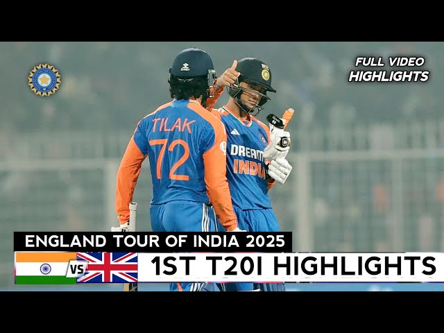 India vs England 1st T20 Highlights 2025 | IND vs ENG 1st T20 2025 Full Match Highlights