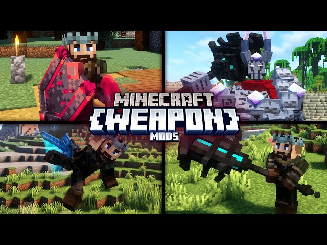 Top 10 Best Minecraft Weapon Mods Of All Time ! (2025)