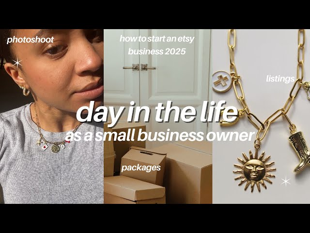 how to start an small business in 2025 | day in the life of a etsy business owner