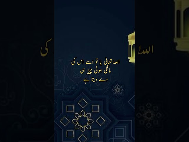 Dua ki qabuliyat#shortsvideo #islamicvideo  #deensayings #deeni #urdu #hadees