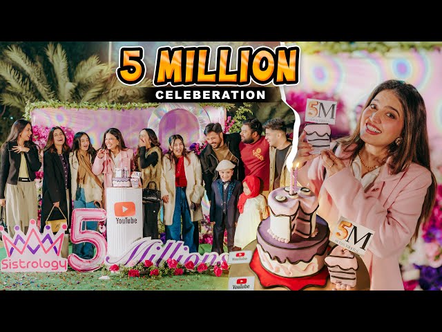 5 MILLION SUBSCRIBERS GRAND CELEBRATION ♥️🎉 | Meri Sistrology Army K Lea Special 5Million Gift 😍