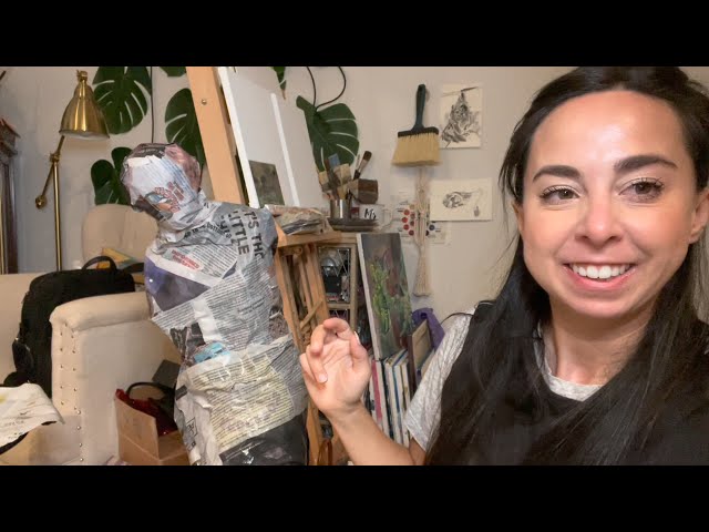 Paper Mache Sculpture  | Art Studio Practice - Express Yourself, Week 24