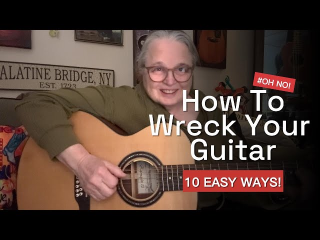 LEARN Ten Easy Ways To Wreck Your Guitar.    **     Mackenzie & Marr 12 String,  Yamamoto 12 Fret