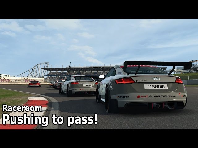 Raceroom online: Pushing to pass! (Audi TT Cup @ Nurburgring GP)