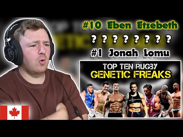 HOCKEY FAN REACTS: TOP TEN GENETIC FREAKS OF RUGBY by @PocketRugby