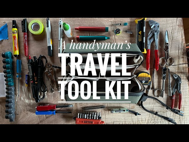 Compact EDC travel tool kit TSA approved (mostly)