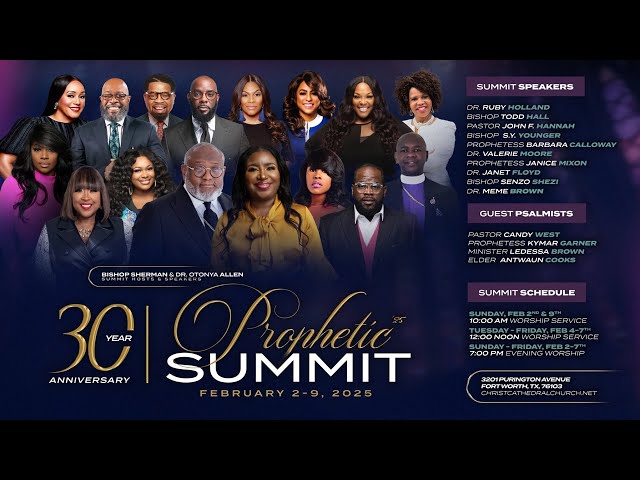 Prophetic Summit- Dr. Valerie Moore-Friday Night Worship Service