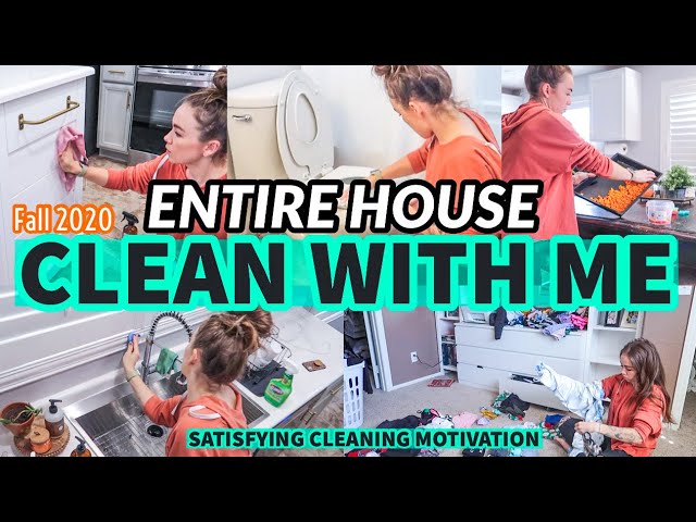 WHOLE HOUSE ULTIMATE CLEAN WITH ME | EXTREME CLEANING MOTIVATION | ENTIRE MESSY HOUSE FALL CLEANING