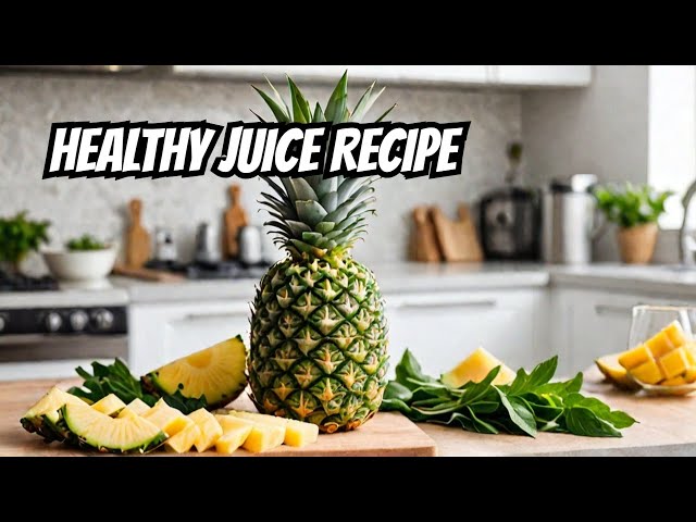 How To Make Pineapple Juice at Home!