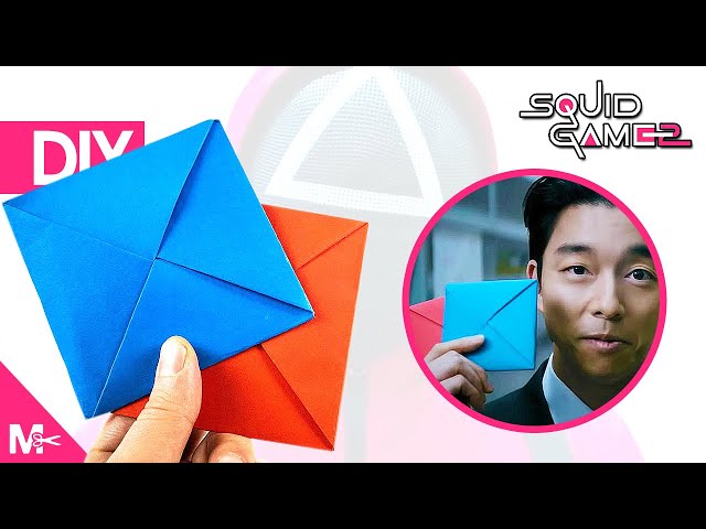 ► How to make the Squid Game Recruiter 2 (DDAKJI) Origami 🟦