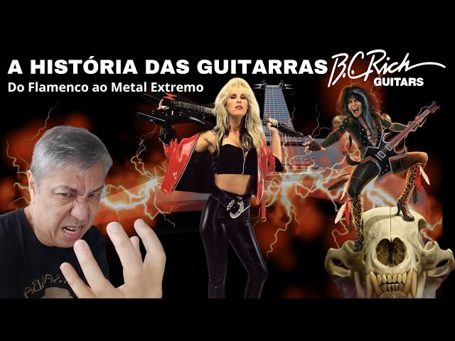 A História das Guitarras B.C. Rich - Do Flamenco ao Metal Extremo    #bcrichguitars  #tomtone