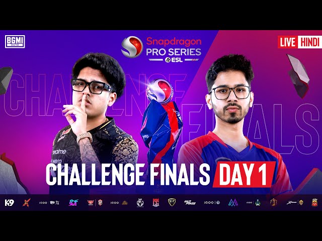 [HINDI] BGMI Snapdragon Mobile Challenge Finals Day 1 | Let the Battle for Glory Begin!