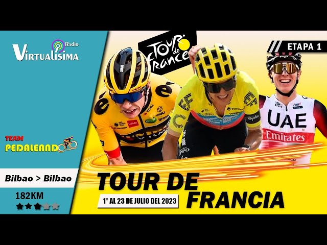 ⭕🚴‍♂️ EN VIVO Etapa 1 TOUR DE FRANCIA 2023 |  POGACAR #Egan #Carapaz #Rigo #vingegaard