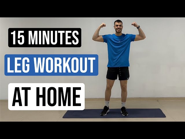 The Easiest Workout To Build Strong LEGS At Home - No Equipment