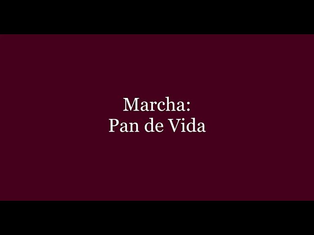 Marcha: Pan de Vida. Papel de tambor