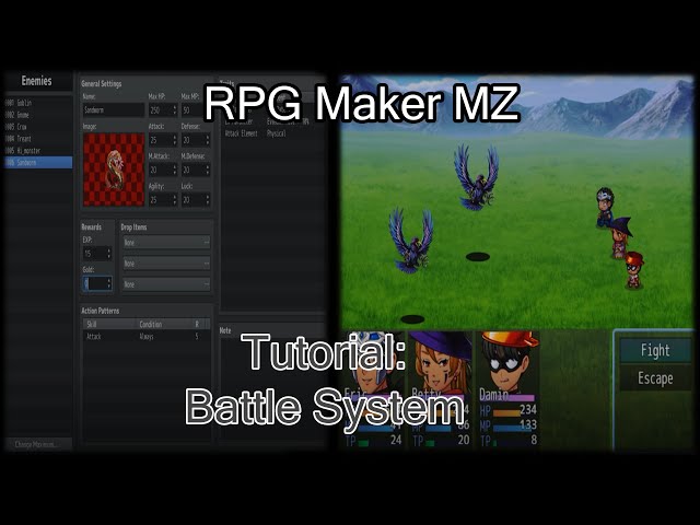 RPG Maker MZ: Tutorial: Battle System