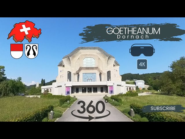 One of the Craziest Buildings Ever - "The Goetheanum" - Dornach Switzerland【4K VR  360° VIEW】