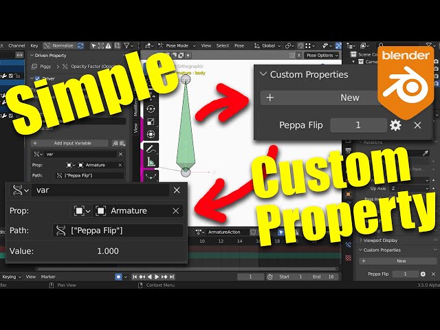 Beginner Custom Properties Tutorial for Rigging - Blender 3.5