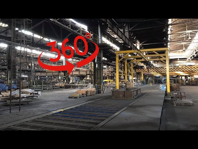 An abandoned foundry in which really everything remains - 360 ° urbex video