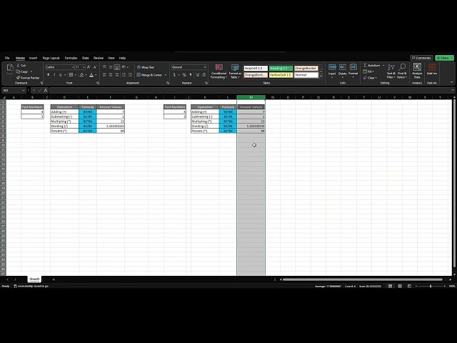 🔥Excel Basics Lesson 2 - Basic math