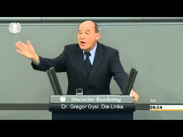 On Ukraine and Crimea crisis, Gregor Gysi (The Left), subtitled.