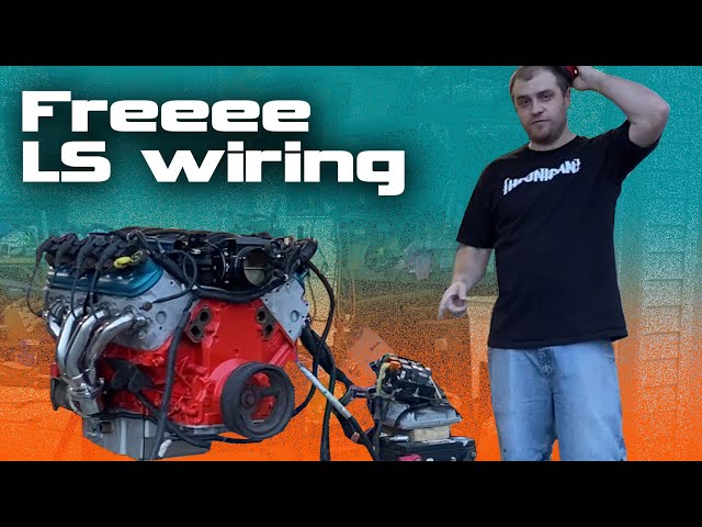 LS swap test fire! Using truck harness and PCM with free LS-droid tune