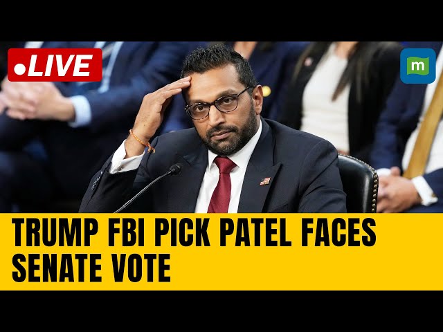 FBI nominee Kash Patel advances to final Senate confirmation vote I Trump I FBI Chief| N18G