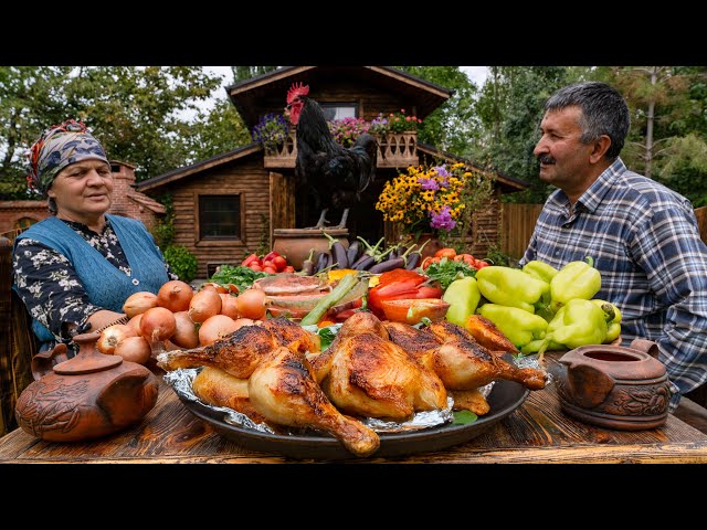 Hangroasted Chicken on Special Wood Grill | Unique Flavor and Cooking Method