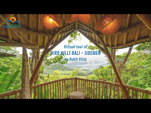 360 Virtual Tour of Bird Hills Bali by Bukit Vista | 4K VR | Sidemen, Bali