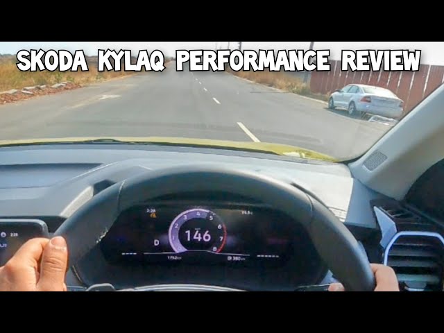 SKODA KYLAQ TOP SPEED 0-100 kmph ACCELERATION & BRAKING | Full Real World Performance Review