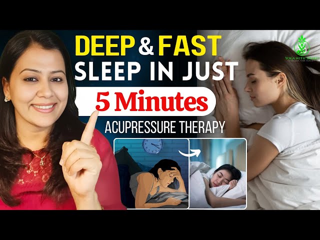 5-Minute Hand Acupressure for Deep & Fast Sleep | Insomnia & sleeplessness | Relief Naturally