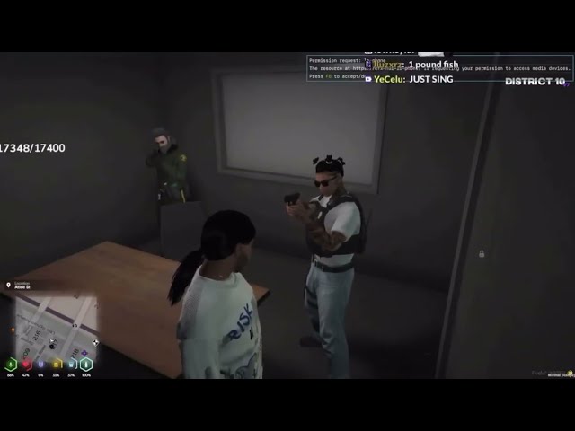 Stable Ronaldo got arrested by Kaysan in GTA & he made him sing Payphone in an Indian accent...