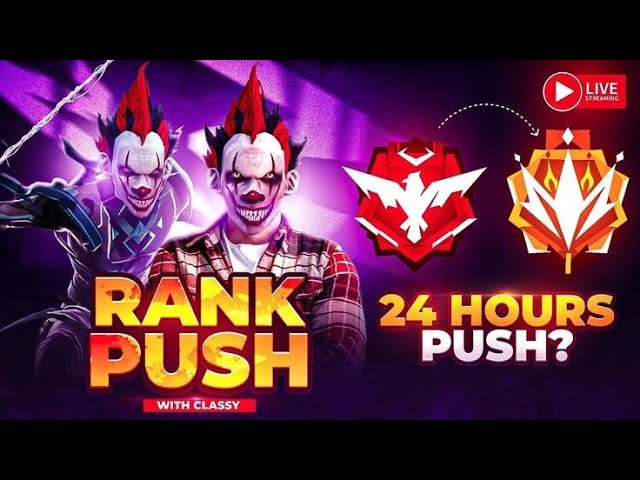 Free fire rank push live