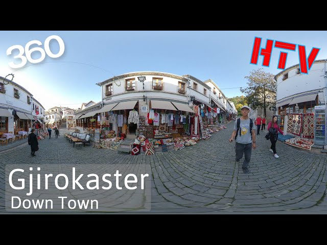 5.7K 360VR Gjirokaster,Albania-Up and Downtown