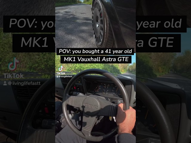 POV: you sold your sierra cosworth & bought a turbocharged mk1 astra gte 🫣