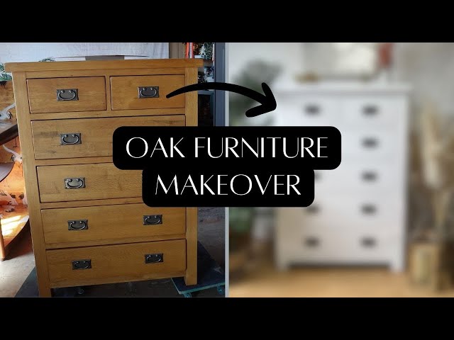 How To Paint Furniture | Easily Update & Modernise Your Oak Furniture #furniturepainting