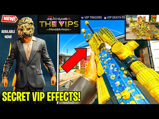 *NEW* SQUID GAME 2 "THE VIPS" TRACER PACK Bundle 💸🐖 BO6 WARZONE (Pinky Up Finishing Move BO6 Store)