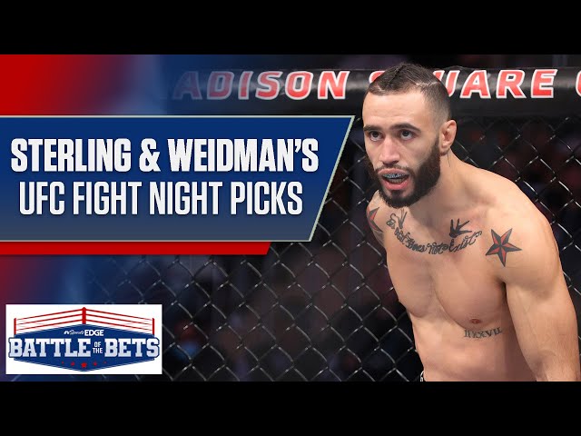 Aljamain Sterling, Chris Weidman make UFC Fight Night picks | Battle of the Bets | NBC Sports EDGE