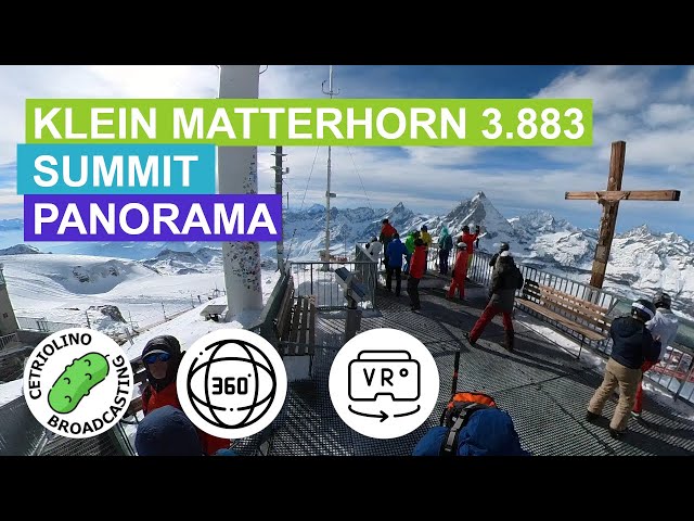 Klein Matterhorn 3.883 Observation Platform Panorama 360