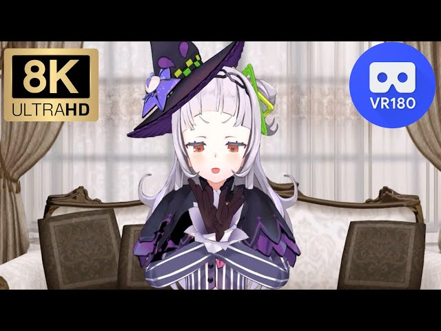 【8K 4K VR180 MMD 3D】紫咲シオン／フォニイ【VTtuber 本人歌唱】