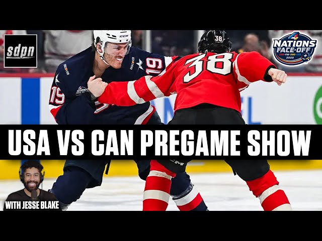 USA vs Canada 4 Nations Face-Off Pregame Special w/ Jesse Blake