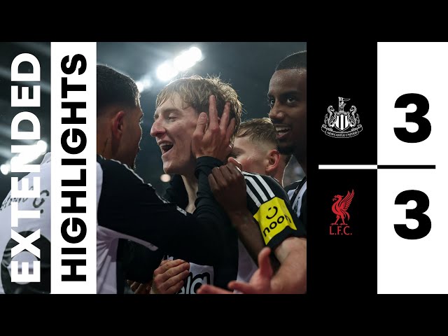 Newcastle United 3 Liverpool 3 | EXTENDED Premier League Highlights