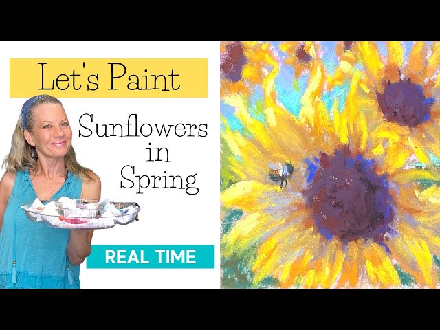 How to Paint Bees & Springtime / Step by Step Series / Painting #1 of 9