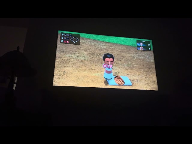 Wii sports club baseball Me Vs Enrique (the champion)