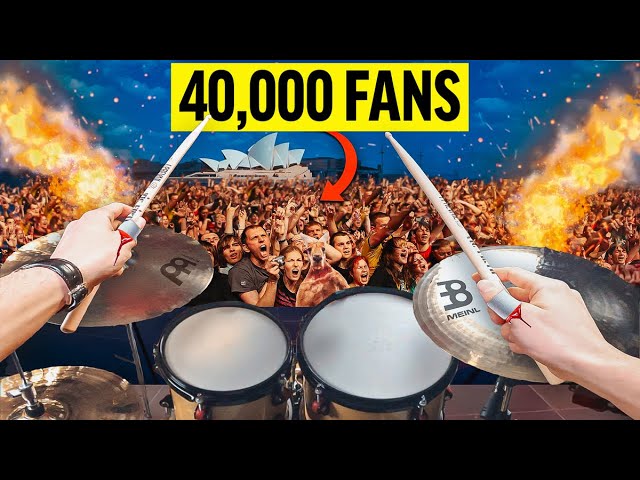 POV: You're A Pro Drummer At A MASSIVE Festival