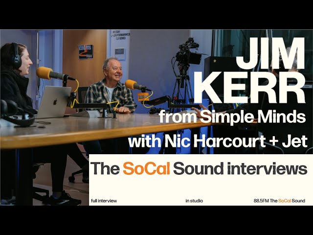 Jim Kerr from Simple Minds LIVE ON-AIR on More Music In The Morning with Nic Harcourt + Jet